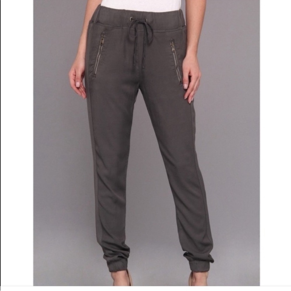 Hudson‎ Jeans Katie Crop Sweatpant Jogger Gray Size 28 Grunge streetwear casual